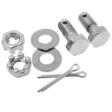 Rear Brake Caliper Anchor Arm Bracket Chrome USA MADE Hardware Harley Shovelhead
