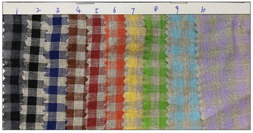 9 Colors / Truong Plaid 100% Linen Fabric - Picture 6 of 15