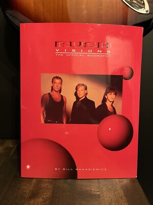 RUSH - Visions, Official Biography By Bill Banasiewicz (Near Mint