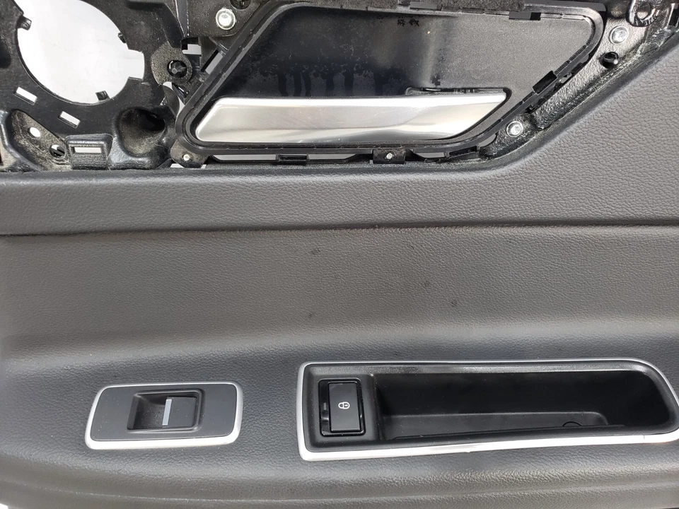 ✅ 16-20 OEM Jaguar XF 25t painel de porta interior traseiro direito passageiro acabamento jato - Imagem 3 de 4