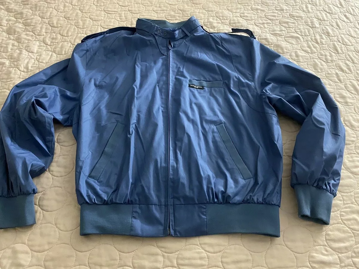 Vintage World Travel Club Jacket Windbreaker Rare sz L Blue
