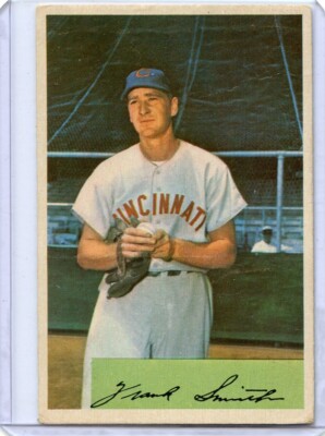 1954 Bowman Frank Smith Cincinnati Reds #188     F/G