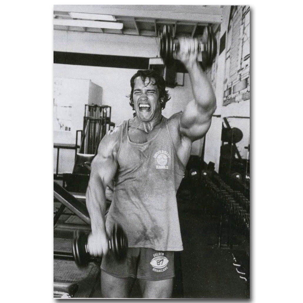 Arnold Schwarzenegger Mr. Olympia Bodybuilder Wall Art Poster Print