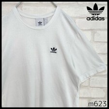 Summer staple adidas embroidered logo trefoil T-shirt white so