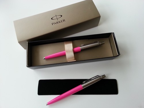 Personalised Engraved Parker Jotter Ballpoint Pen + GIFT Box option PRESENT - Foto 3 di 17