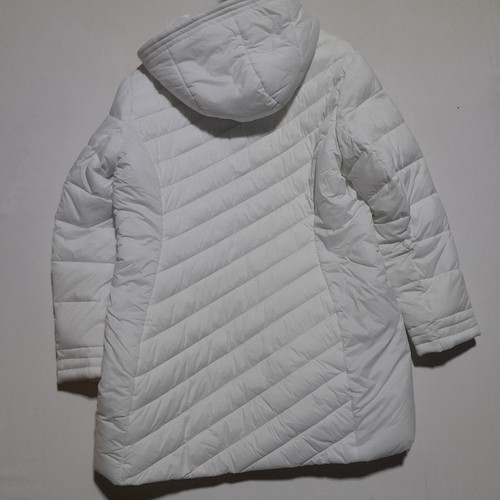 Spyder Puffer Jacket Womens XL White Long Sleeve Hooded Full-Zip Mock Neck EUC - Picture 10 of 15