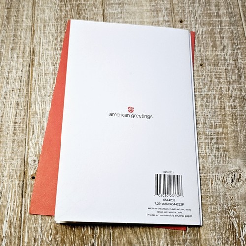American Greetings Anniversary Card 6x8 For Husband Red Ribbon Heart Young - Picture 10 of 10