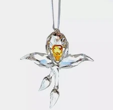 Swarovski SCS African Orchid Ornament MIB #5301554