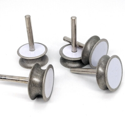 6mm Shank Concave Diamond Abrasive Wheel Grinding Head Burrs Drill Bit 2mm-12mm