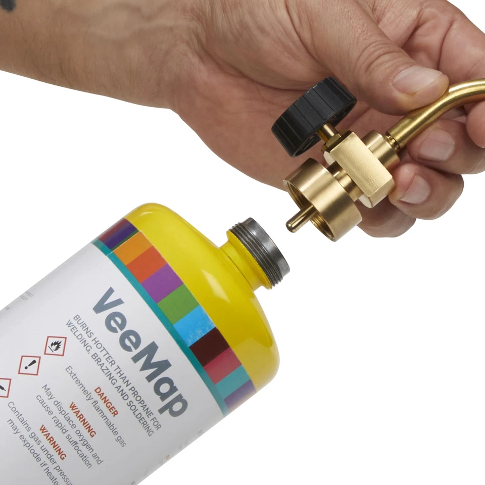 Profire Manual Blow Torch and Mapp Gas For Soldering Brazing Thawing Plumbing - Image 3 of 4