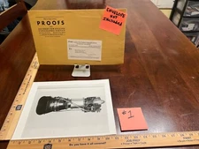 1960s PRATT AND WHITNEY ENGINE PROOF/PHOTO 8.5x11 (SOUTHERN N.E. TOPOGRAPHIC) #1