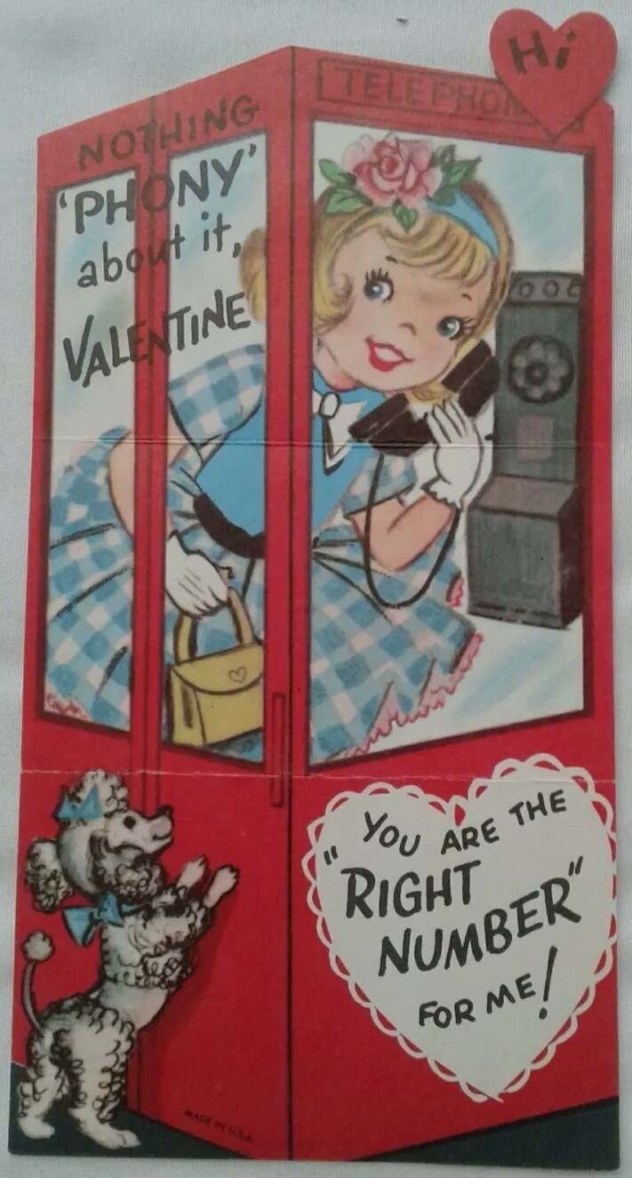 Vintage Valentine card.