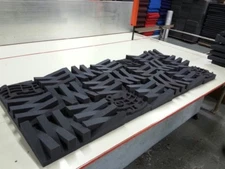 Acoustic Soundproofing Wall Tiles Foam Stylish Kit  84" x 36" x 4" thick