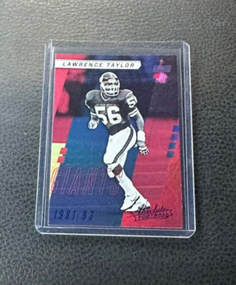 #ad 2017 Panini Absolute Lawrence Taylor Spectrum Blue #112 $2.99