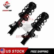 Front LH+RH Shock Strut Assys w/ Electronic For Lincoln MKS 3.5L 3.7L 2013-2016