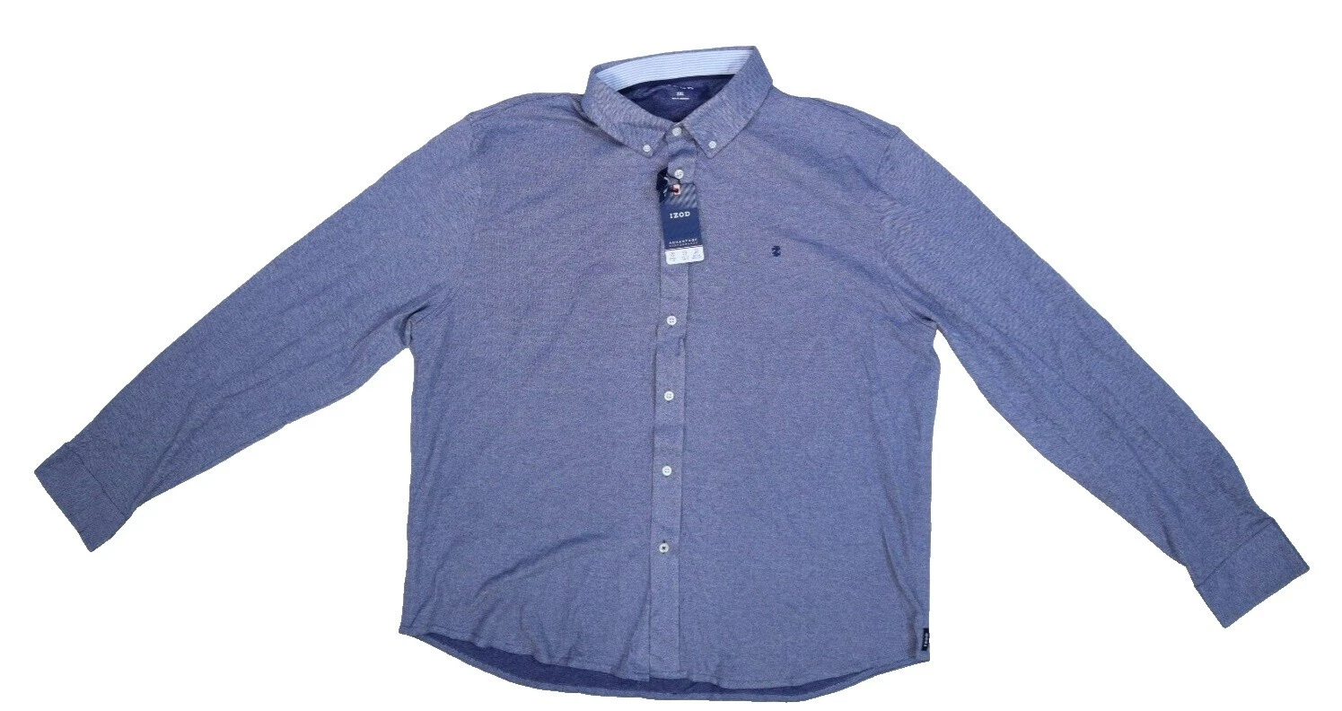 IZOD Solid Informal Con Botones camisas para hombres