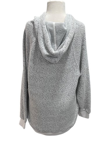 Sudadera con capucha túnica suave manga larga gris claro Lou & Grey mediana campesina - Imagen 5 de 7