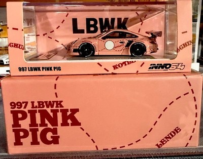 inno64 LBWK リバティーウォーク 997 pink pig INNO64 1:64 Porsche 997 Liberty Walk LBWK Pink Pig | eBay