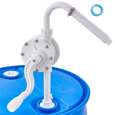 Drum Rotary Barrel Pump Hand Crank Water Transfer Pump 5-55 Gallon Drums