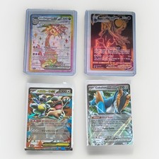 Pokémon TCG 4-Card Lot Full Art Holo: Alolan Exeggutor ex, Calyrex VMAX