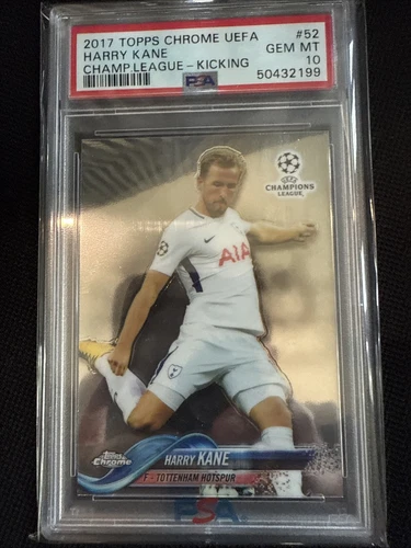 2017 Topps Chrome UEFA Harry Kane #52 PSA 10