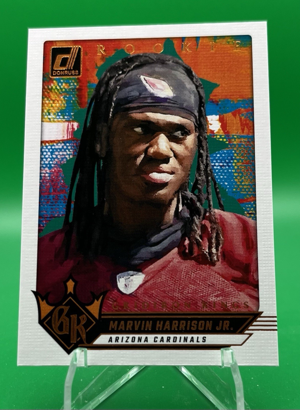 2024 Panini Donruss Rookie Gridiron Kings Marvin Harrison Jr #10 RC Cardinals