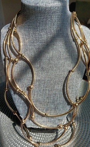 ZEZNI gold Tone Gold Tone Necklace, 24"
