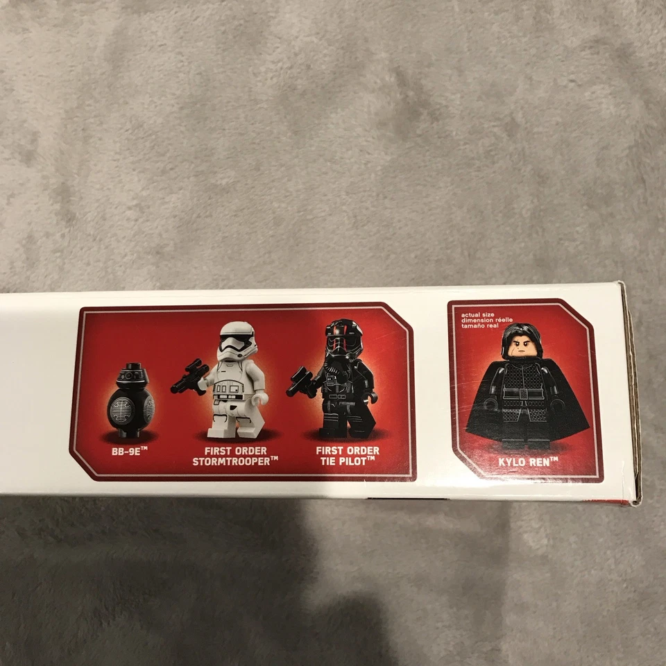 LEGO Star Wars: Kylo Ren's TIE Fighter (75179) Sellado de fábrica, Nuevo de Lote Antiguo, ¡RETIRADO! Foto 2 de 2