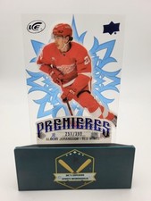 Albert Johansson 2024-25 UD Ice Premieres Rookie Blue Card 251/399