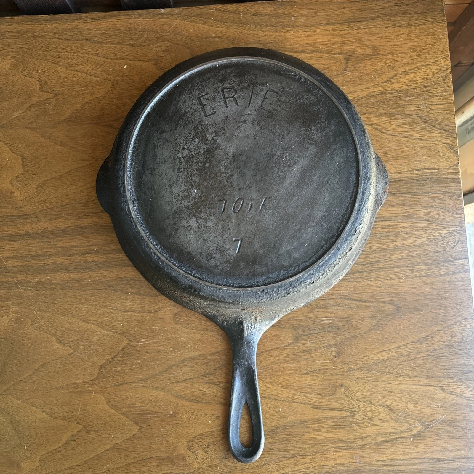 “ERIE” Cast Iron, PRE-Griswold, 7. , Stamped 701 F
