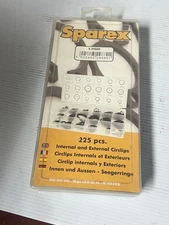Sparex S.29880 Internal and External Circlips 225 pcs set kit