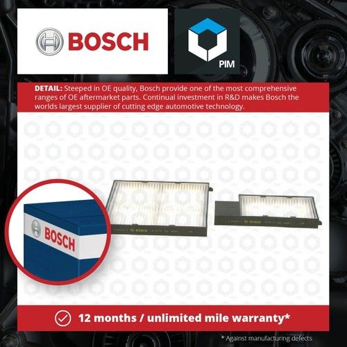 Pollen / Cabin Filter fits HYUNDAI i30 FD 2.0 07 to 11 G4GC Bosch S971331H500