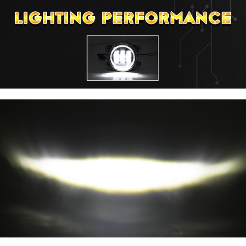 Red Halo 7" LED Headlights + Fog Turn Fender Tail Lights for Wrangler JK 2007-17 - Picture 10 of 24