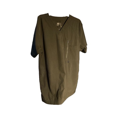 Barco One Black Design Medical Scrub Top Size Small - Picture 1 of 3