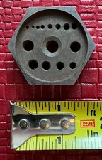 Vintage Unbranded Watchmakers Hexagon Bench Block