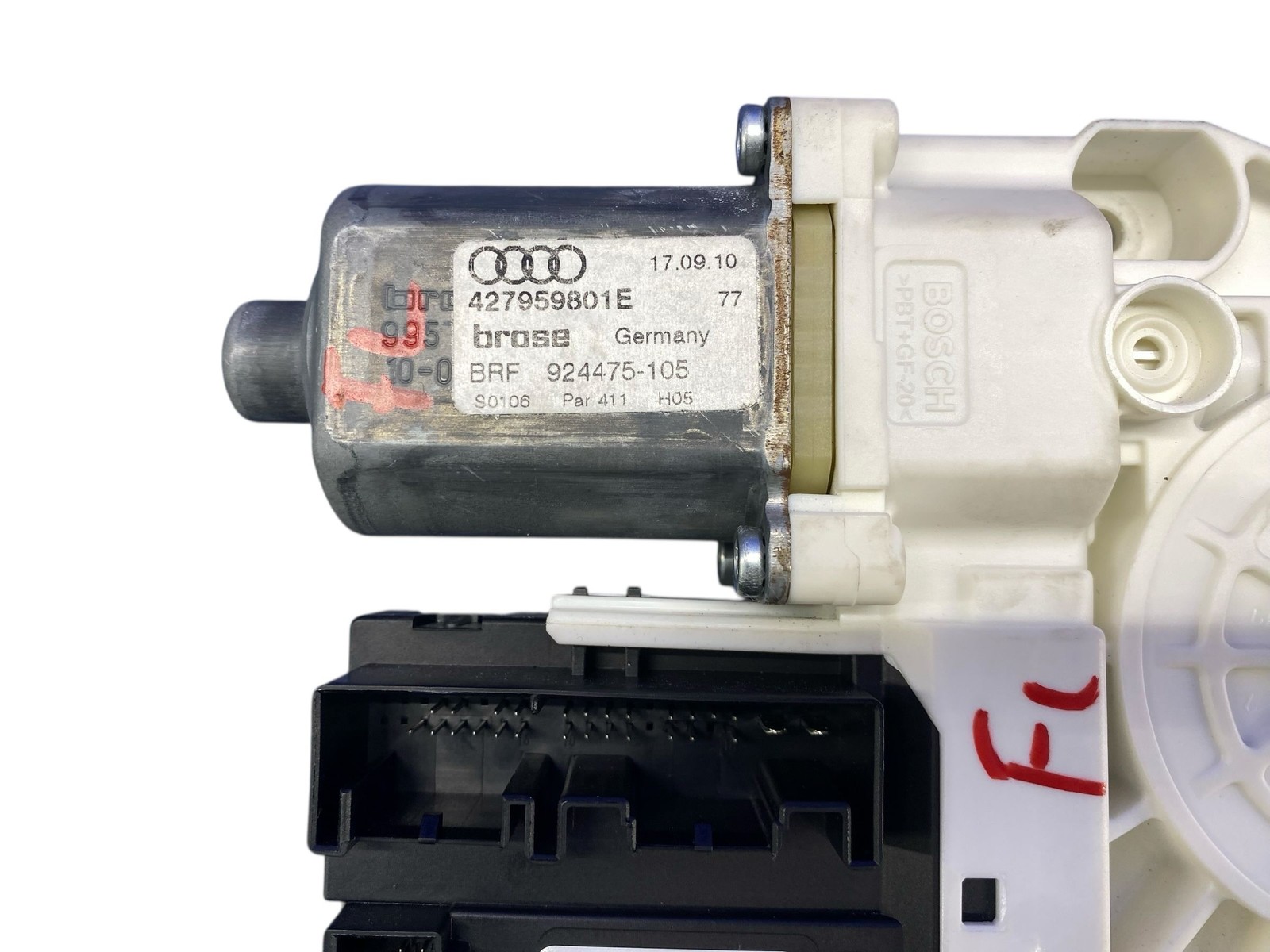 2008-2015 AUDI R8 FRONT LEFT POWER DOOR MOTOR UNIT 427959801E OEM