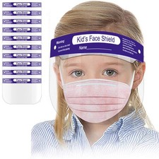 10Pack NEW Face Shield Anti-Splash Protection Mask Full Cover For Men Women Kids