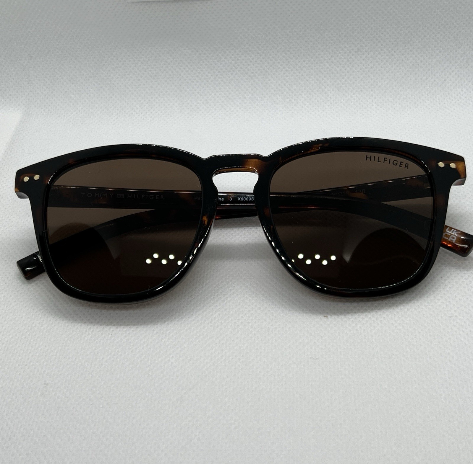 Tommy Hilfiger Tortoiseshell Rectangle Sunglasses… - image 5