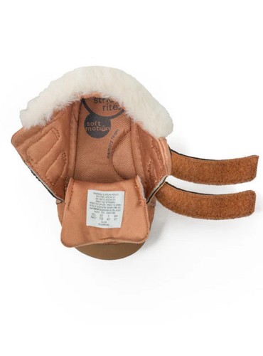 NEW Stride Rite SM Martin Little Kids Leather Booties-Chestnut Size 3M - NIB - Picture 6 of 9