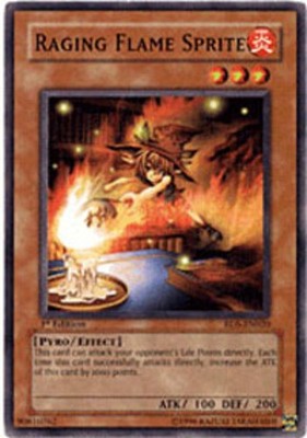 Raging Flame Sprite - RDS-EN020 - Common - Unlimited Edition - Heavily Played