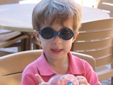 BOLLE Kids Sunglasses Blue with stretch band from France
