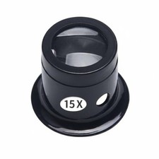 Watch Repair Loupe Cylindrical Body Gemstone Inspection Loupe Wide Base