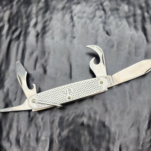Vintage Pocket Knife Camillus 1996 US Army Navy Warrior - Great Condition 🔪