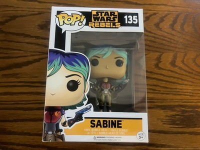 Funko Pop! Star Wars Rebels Lot Of 4 - Sabine 135, Kanan 132, Hera 136, Chopper