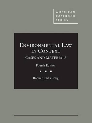 Environmental Law in Context ( - VERY GOOD