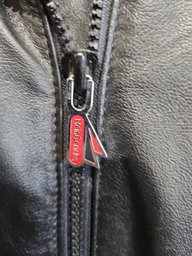Vtg Hein Gericke Ect Leder Black Genuine Leather Motorcycle Jacket Womens 36W - Picture 5 of 9