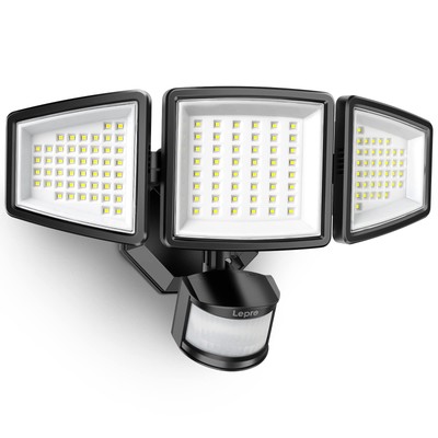 Lepro Led Security Lights, Outdoor Motion Sensor Light, Flood Lights with 3 Adju