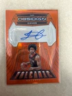 Tari Eason 2023-24 Panini Obsidian Electric Etch Orange Flood  /75  Auto