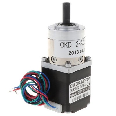 Planetengetriebe, Doppelwelle, Nema 11, Schrittmotor 0,67 A Für DIY-CNC-Roboter