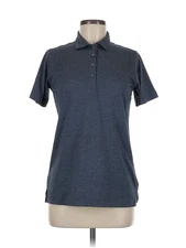 Oobe Women Blue Short Sleeve Polo S